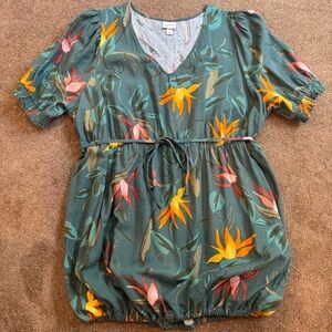 Ava & Viv Plus Size 3X Dress has been ALTERED with elastic bottom hem